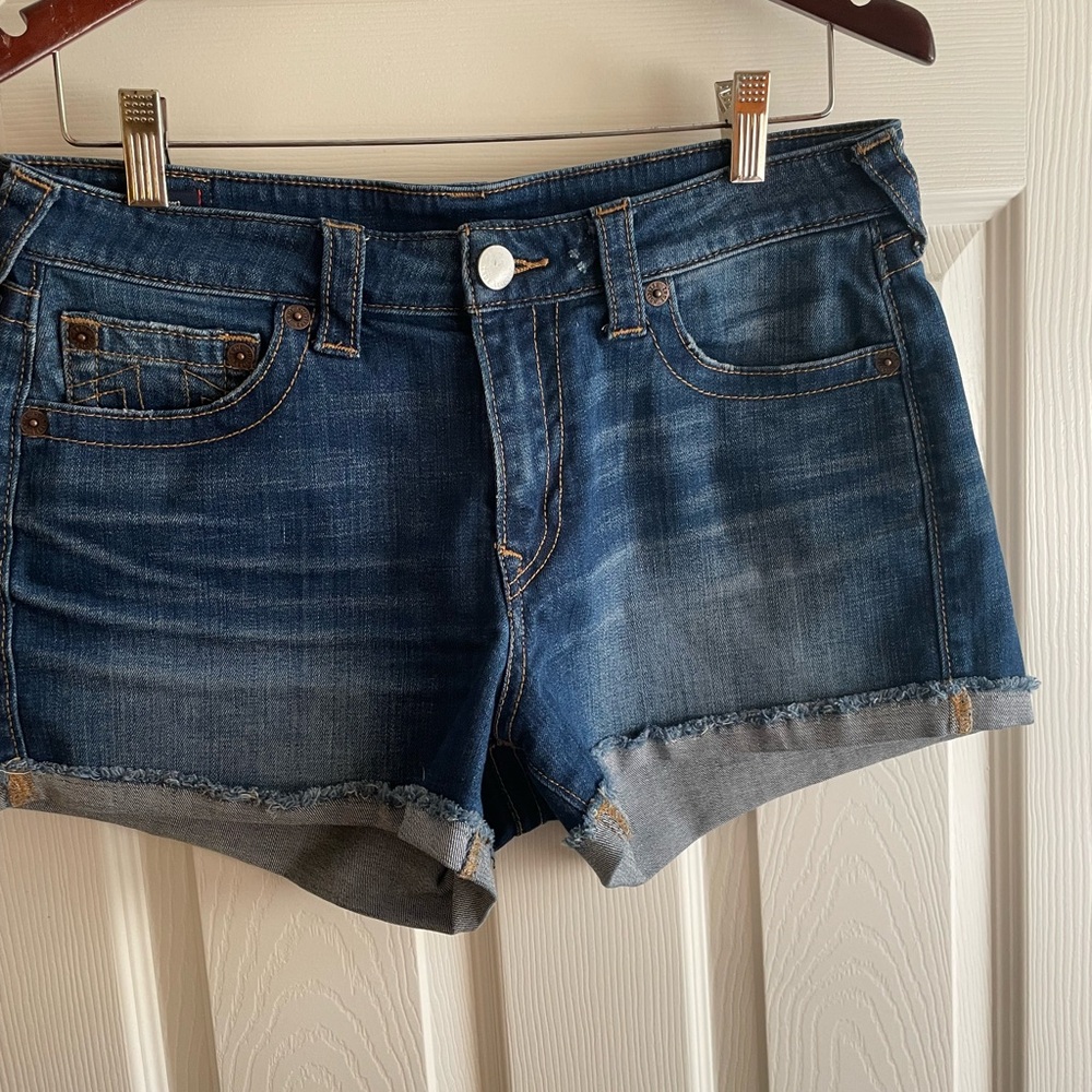 True Religion Denim Blue Women's Shorts